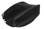 Leather Console Lid Armrest Cover for Ford Ranger (2019–2020) White Stitch