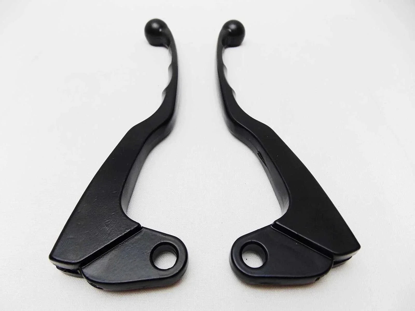 Black Forseti Front Brake & Clutch Lever Set for Yamaha SR250 (1980-1983)