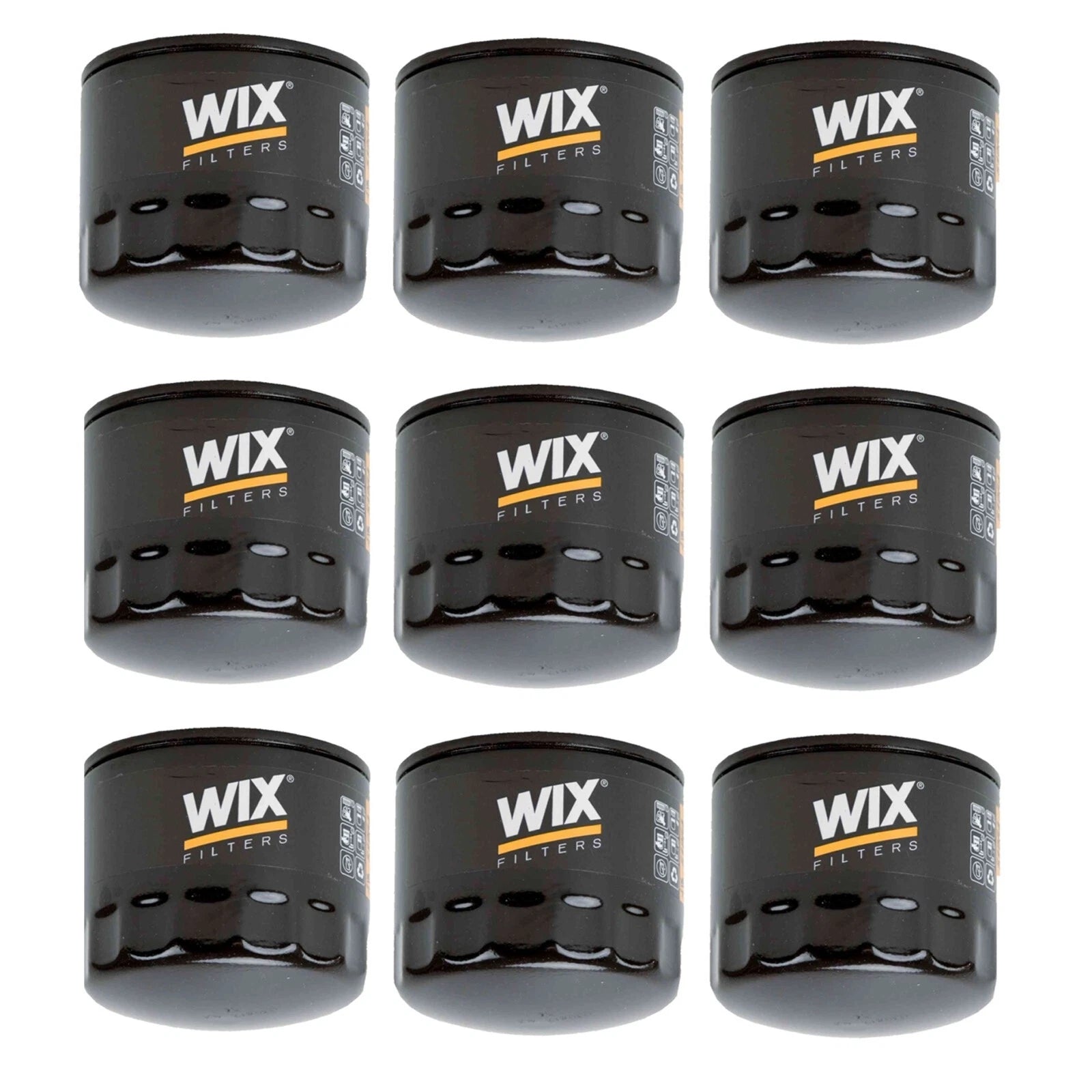 Set of 9 WIX Engine Oil Filters for (Spin-On)