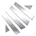 Diamond Grade 6pc Stainless Steel Pillar Post Covers for 2017-2024 Audi A4