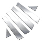 Diamond Grade 6pc Stainless Steel Pillar Post Covers for 2017-2024 Audi A4