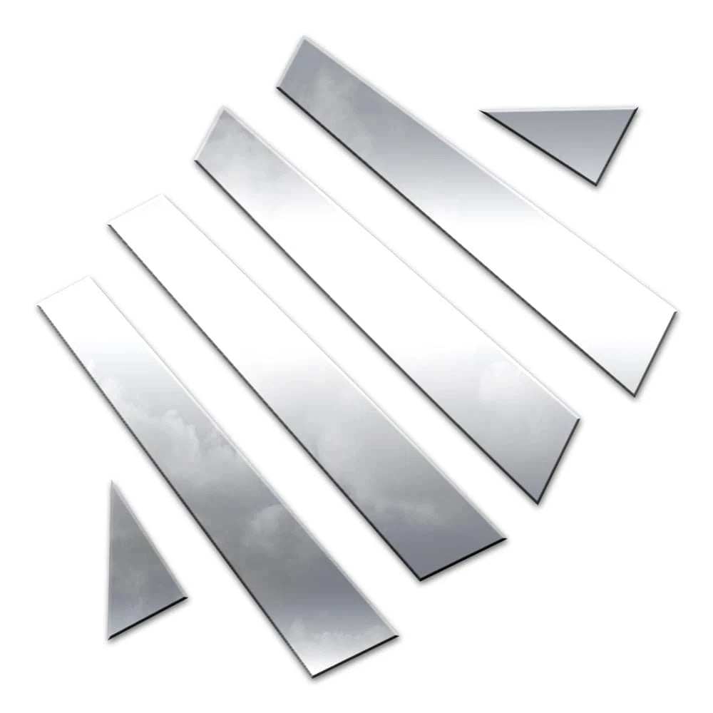 Diamond Grade 6pc Stainless Steel Pillar Post Covers for 2017-2024 Audi A4