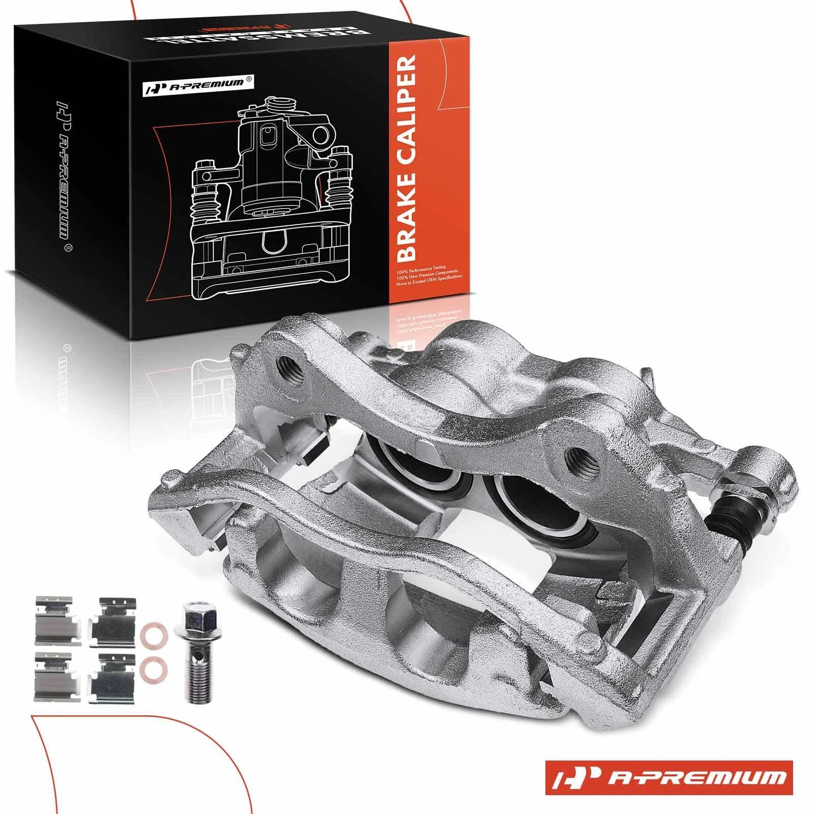 Front Right Brake Caliper with Bracket for Ford Transit-150 250 350 (2015–2023)