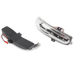 Side Mirror Turn Signal Light Chrome for Mercedes Benz C-Class W203 (2003–2007)