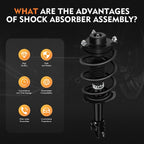 2X Front Complete Struts & Gas Shocks for Hyundai Sonata (2011)