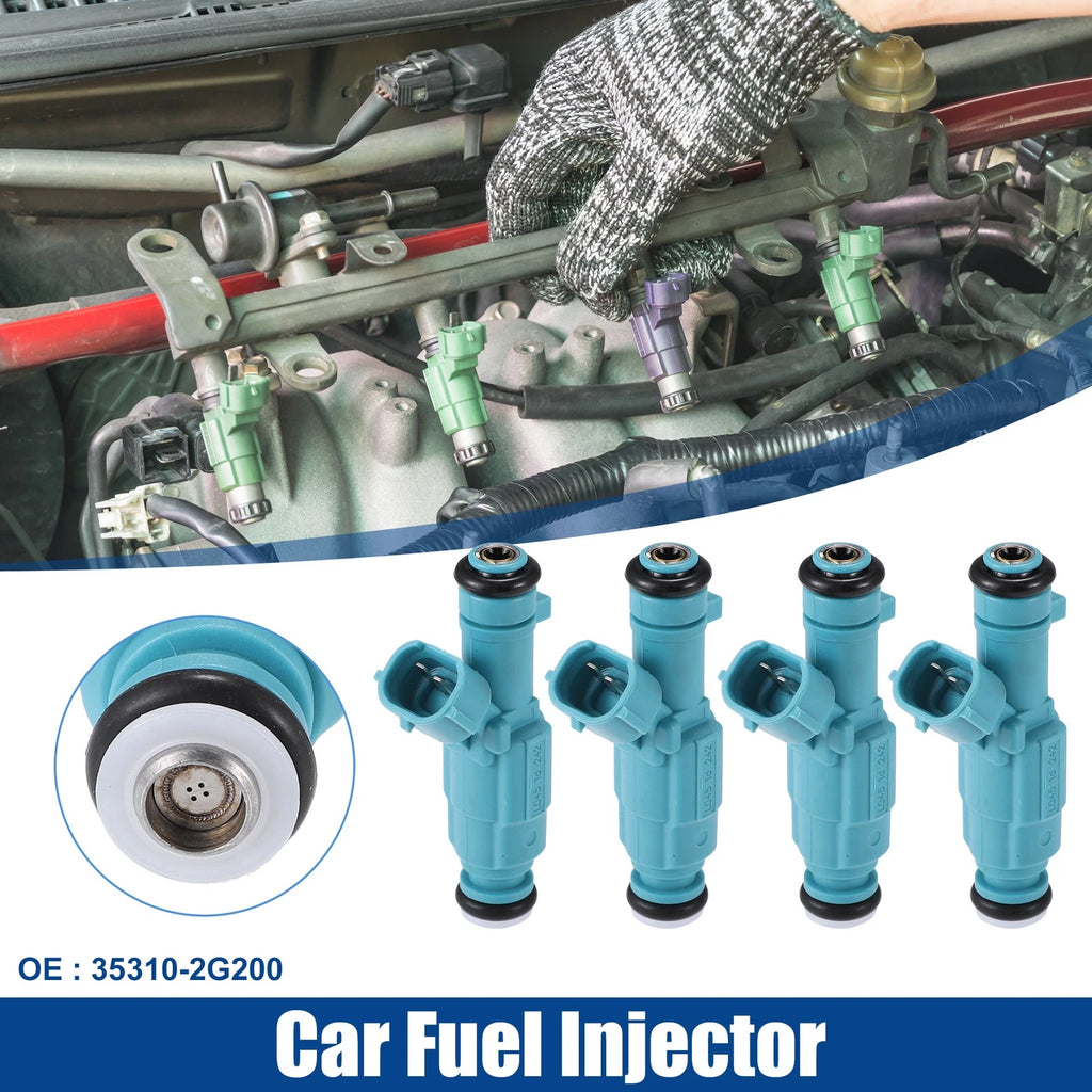 Set of 4 Fuel Injector Nozzles 35310-2G200 for Kia Forte Koup EX (2010–2013)