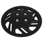 Set of 4 Wheel Covers for R13 Tire & Rim (13 Inch) Black