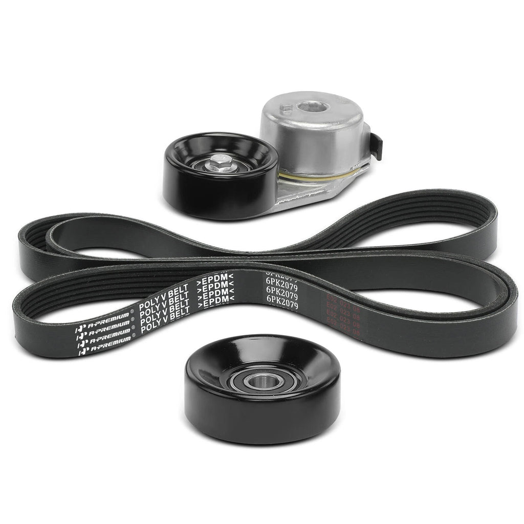 3X Serpentine Belt Drive Component Kit for Ford Ranger (1998-2001)
