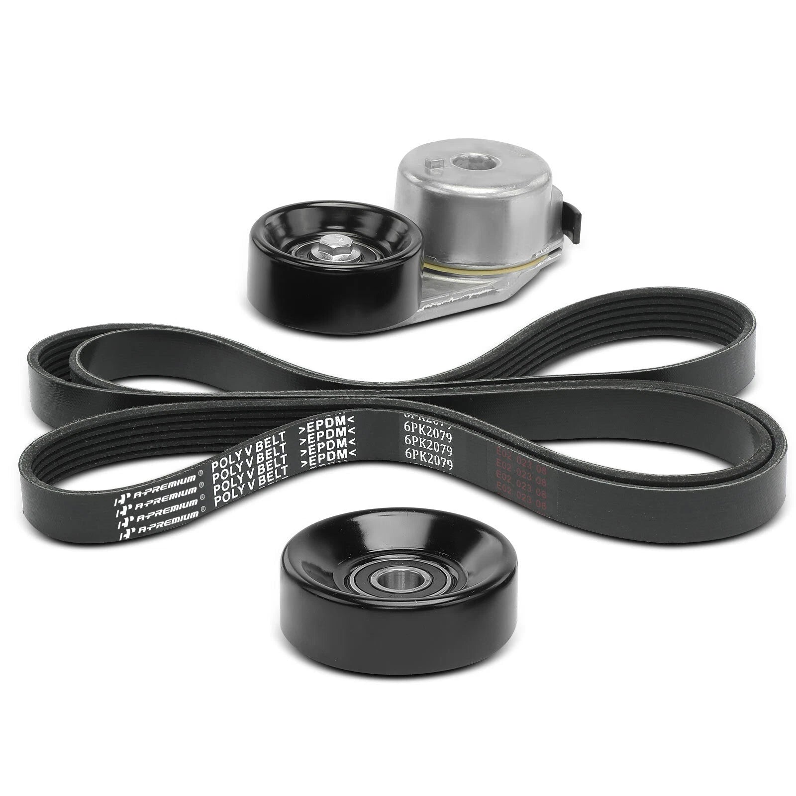 3X Serpentine Belt Drive Component Kit for Ford Ranger (1998-2001)