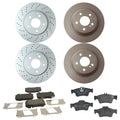 Hella Disc Brake Pad Kit for Mercedes C210 CL500 W220 S430 (2000–2006)