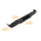 Rear Bumper Assembly for Ford F150 (2009–2014) Black Steel w/Sensor