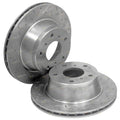 2 x Front Dimpled+Slotted Brake Rotors for Holden Commodore VR VS (1993–1997)