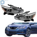 LED Headlights Assembly for Nissan Altima (2016–2018) Chrome Left+Right