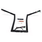 12" Prewired Drilled 1.25" Ape Hanger Handlebar for Harley Road King FLHR (2014–2015)