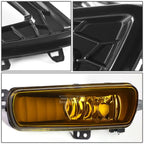 LED DRL Turn Signal Fog Light Lamps for Ford Focus (2015–2018) - Black Bezel