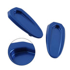 Blue Rearview Mirror Block Off Base Plates Cover for BMW S1000RR M1000RR (20-23)