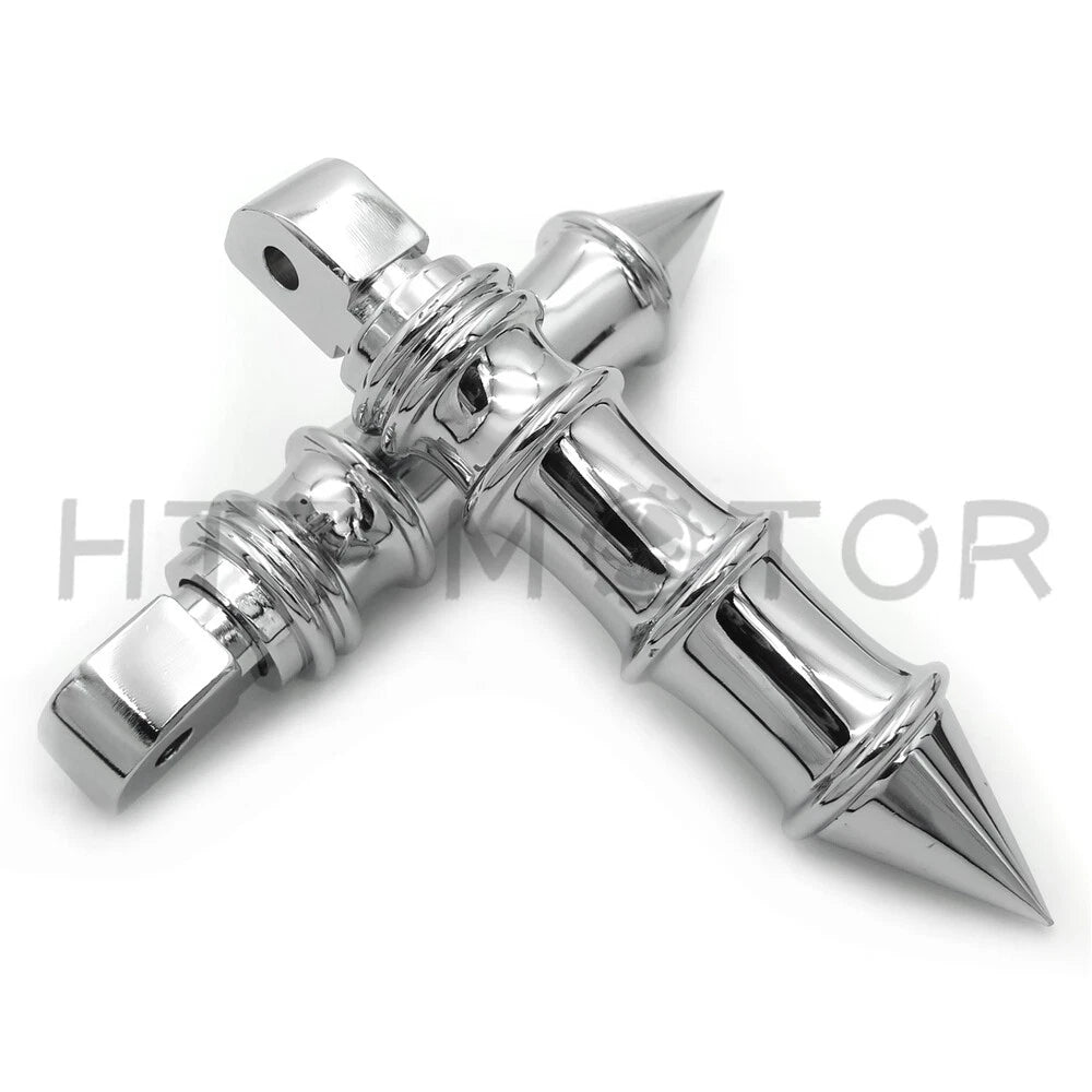 Spike Bamboo Footpeg for Harley Softail Fat Boy FLFB, Fat Bob FXFB (2018–2023)