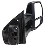 Tow Mirror Set for Ford F-150 (2015–2018) Power Fold Textured Black