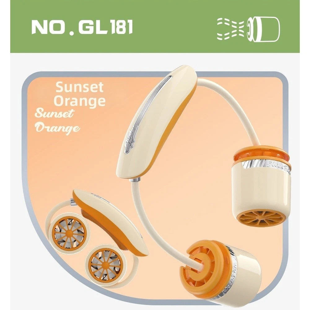 USB Neck Fan Dual Motor for All Day Wear