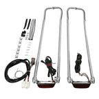 Saddlebag Lid Top Rail & LED Light for Harley Touring Road King (1994-2013)