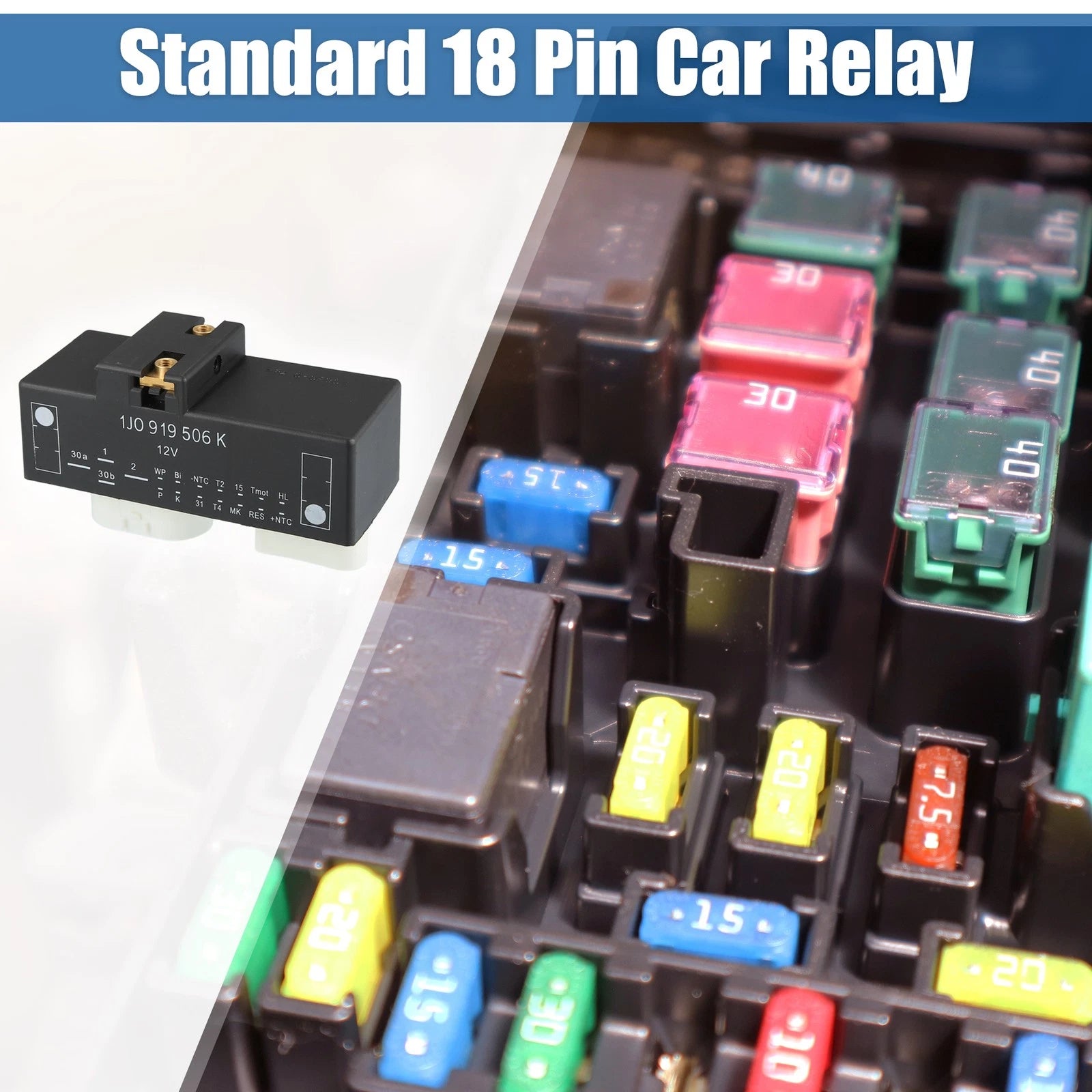 18 Pin Solenoid Relay No. 1J0919506K for Audi TT (2000–2006)