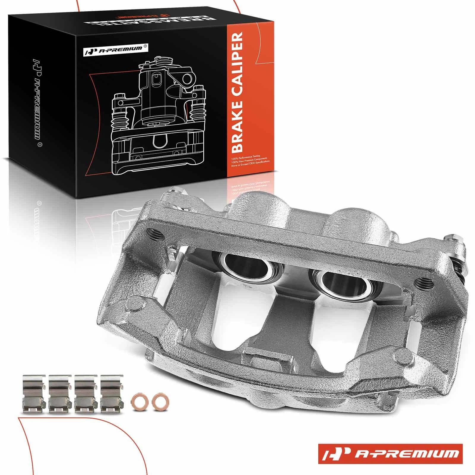 Rear Left Brake Caliper with Bracket for Ford F-250 Super Duty (2013–2022)