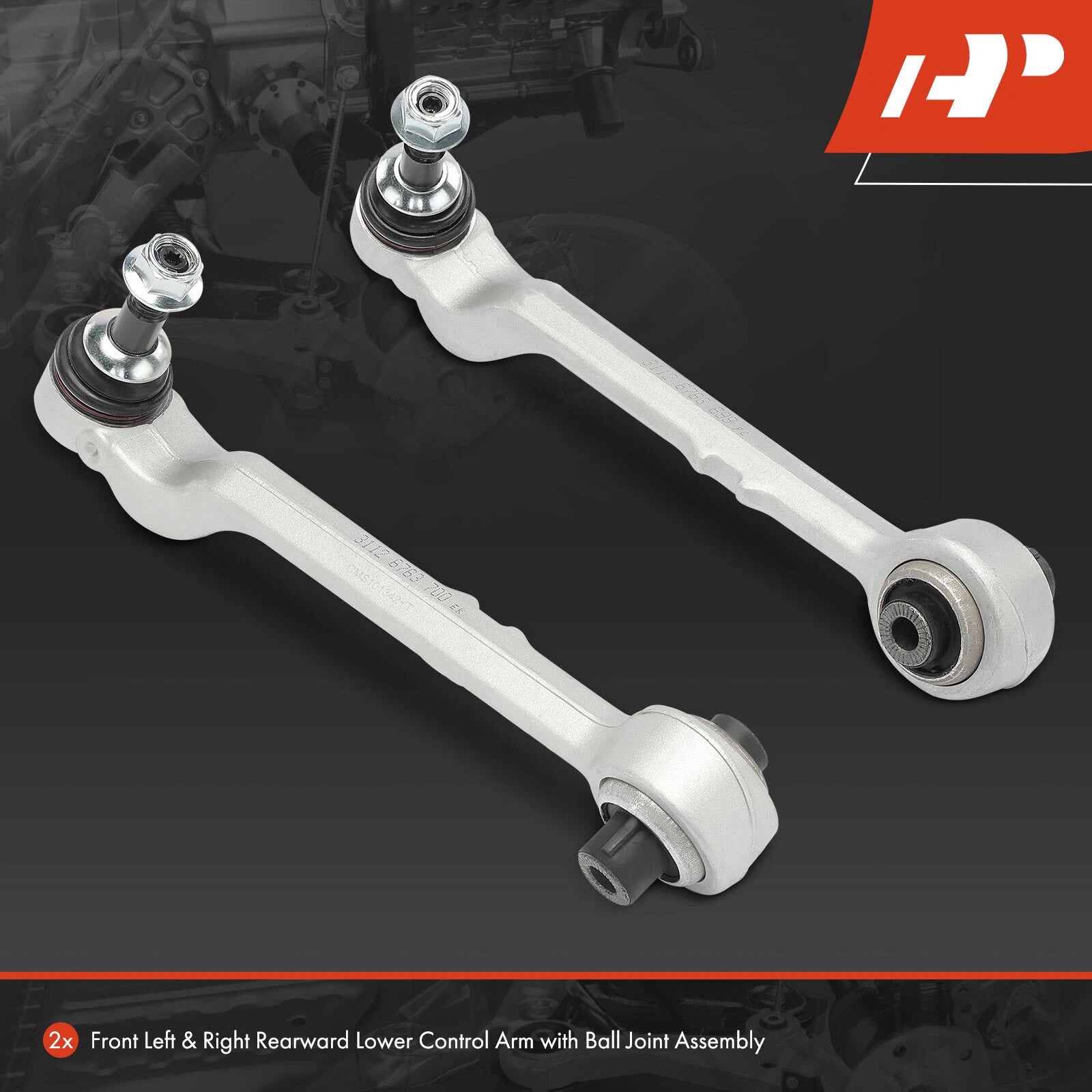 2X Front Lower Rearward Control Arm with Ball Joint for BMW E89 (2009–2016)