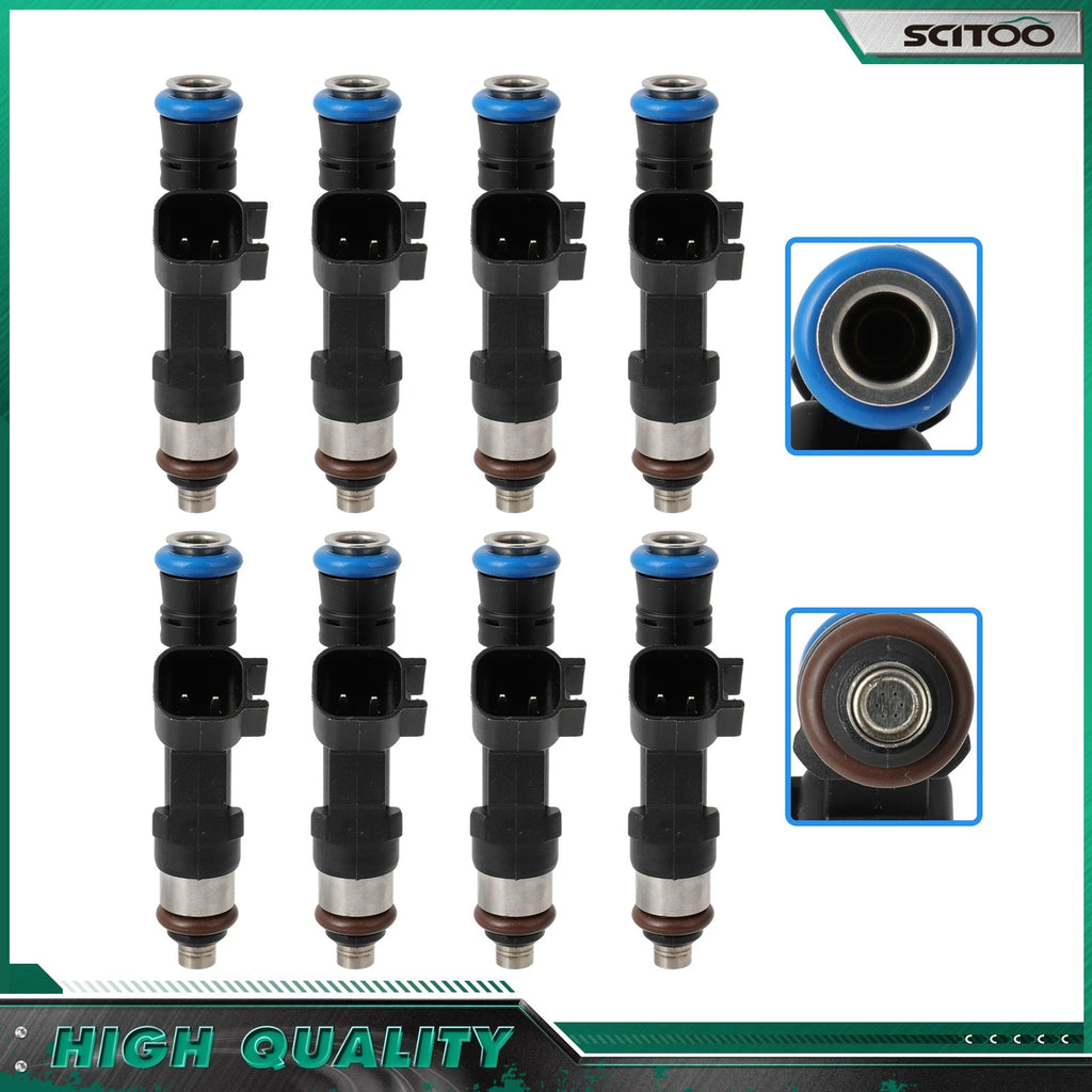 8PCS Fuel Injectors for Ford E-350 E-450 F-250 F-350 Super Duty (2017–2019)