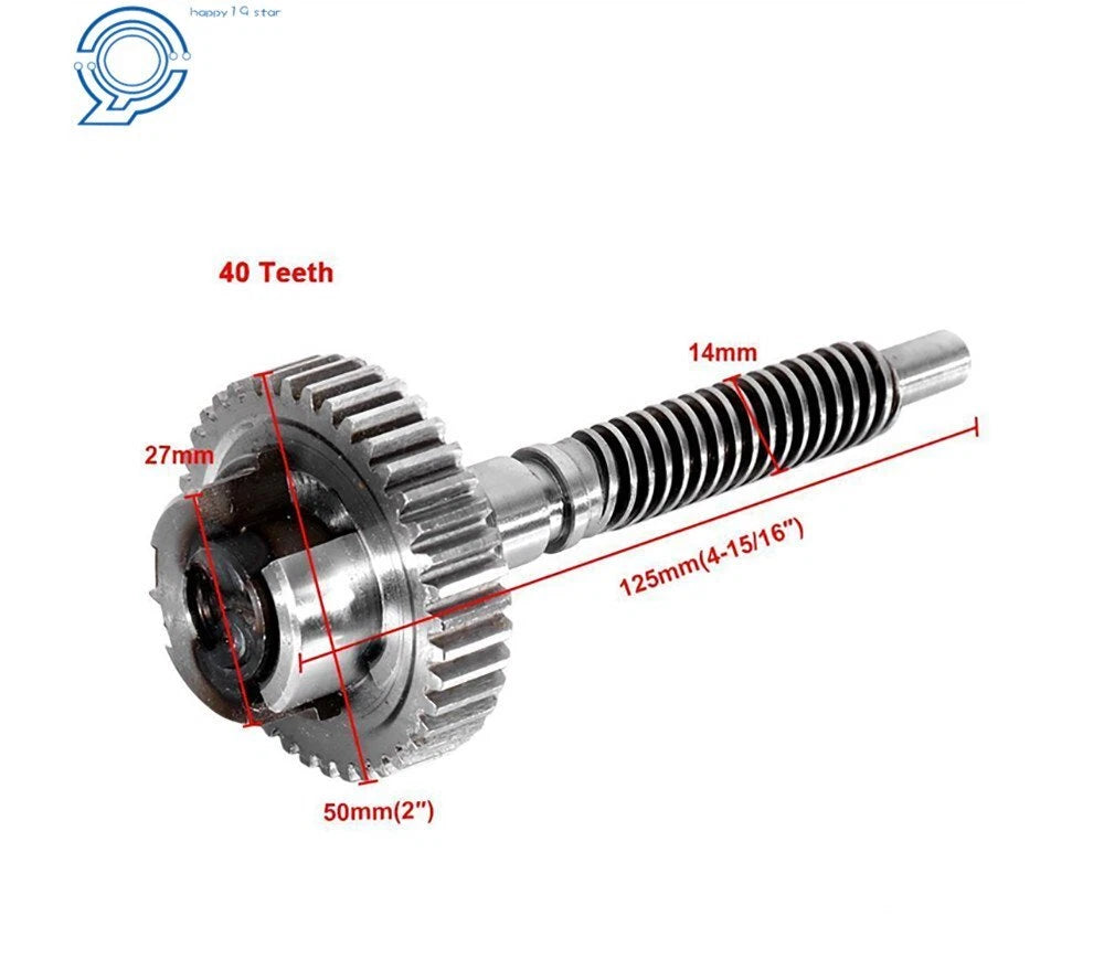 Parking Brake Actuator Gear Shaft Repair Kit for BMW 745Li 745i 750Li (2002–2008)