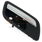 Black & Chrome Rear Interior Door Handle for Chevy GMC (2007-2014)
