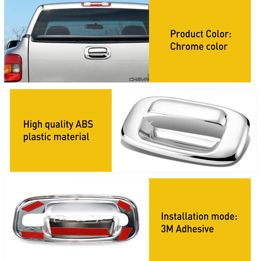 Chrome Tailgate Handle Bezel Cover for GMC Sierra 1500 (1999-2006)