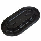 Black Oval Drain Plug Cover for Ford Truck Bed (2004-2014)