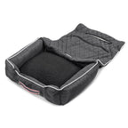 Seat Cover Protector Black Pet Bed for Jeep Star Logo (2011–2018)