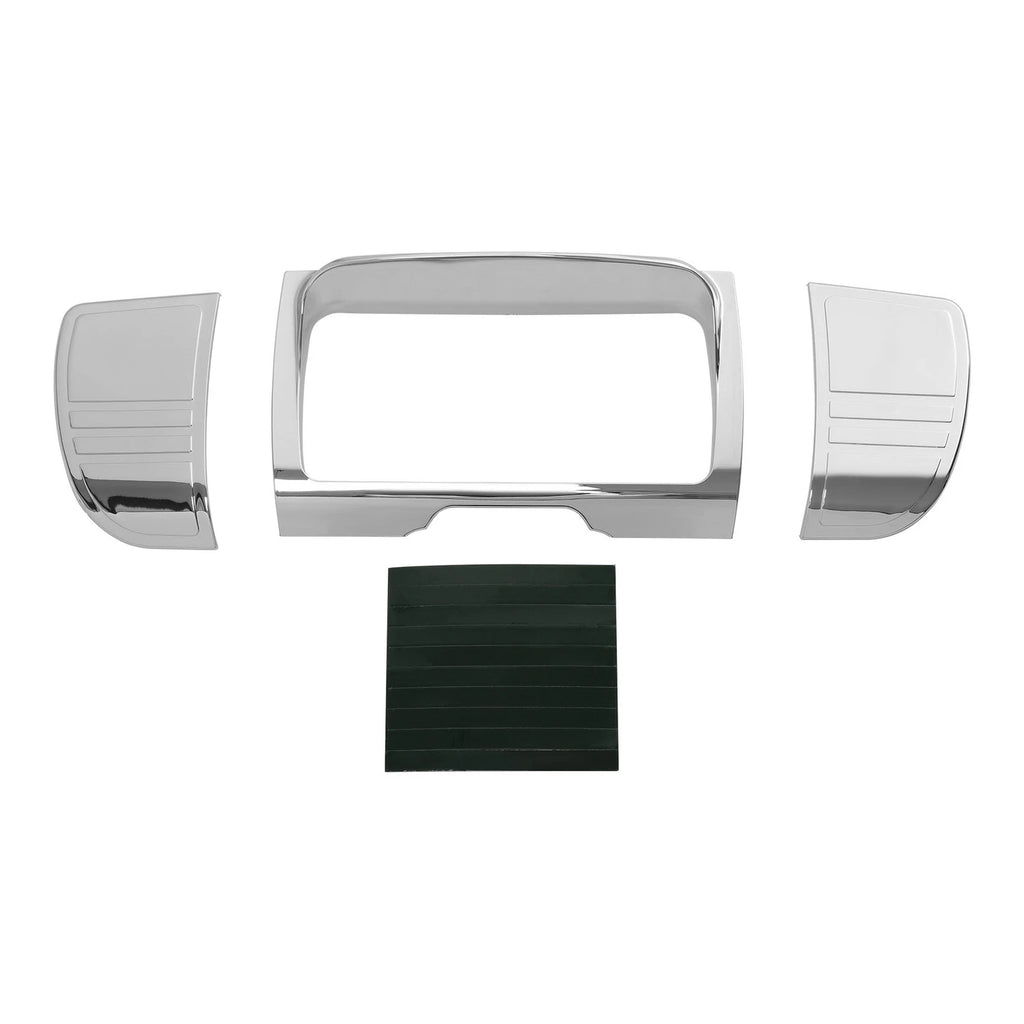 Tri Line Gauge Stereo Accent Trim Covers for Harley Electra Glide (2014–2023)