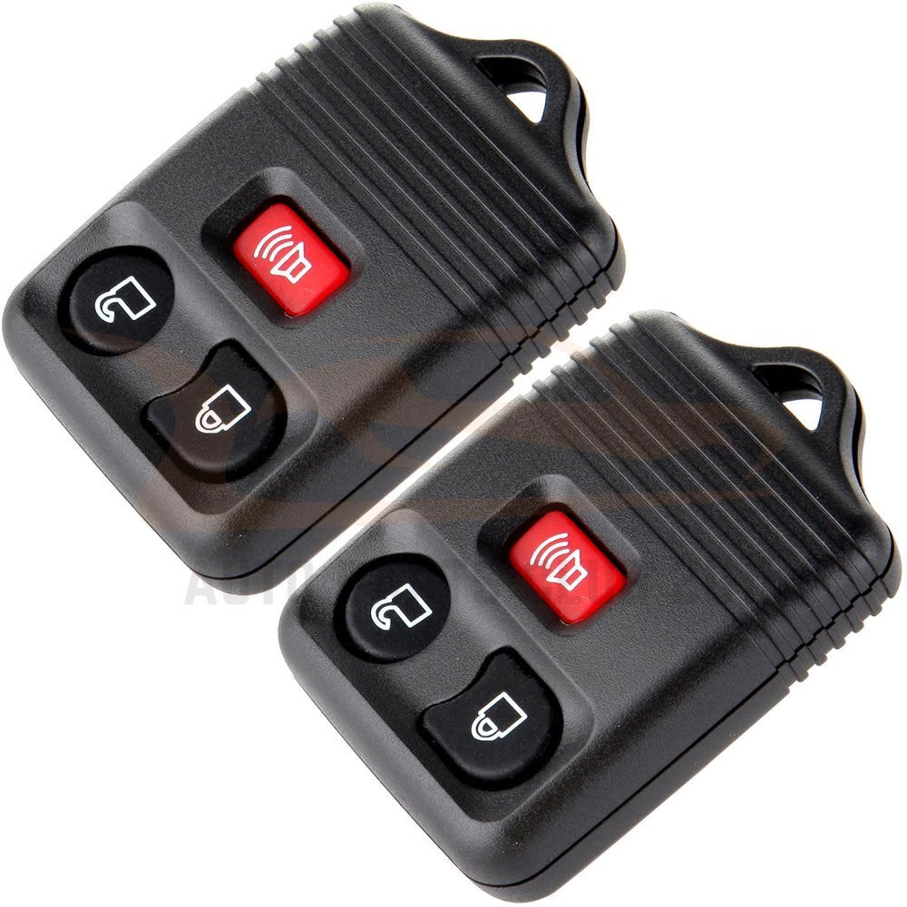 Set of 2 Keyless Key Fob Remote Cases for Ford F150 Expedition (1998–2010)