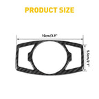 Carbon Fiber Headlight Switch Trim Cover for Ford Mustang (2015–2020)