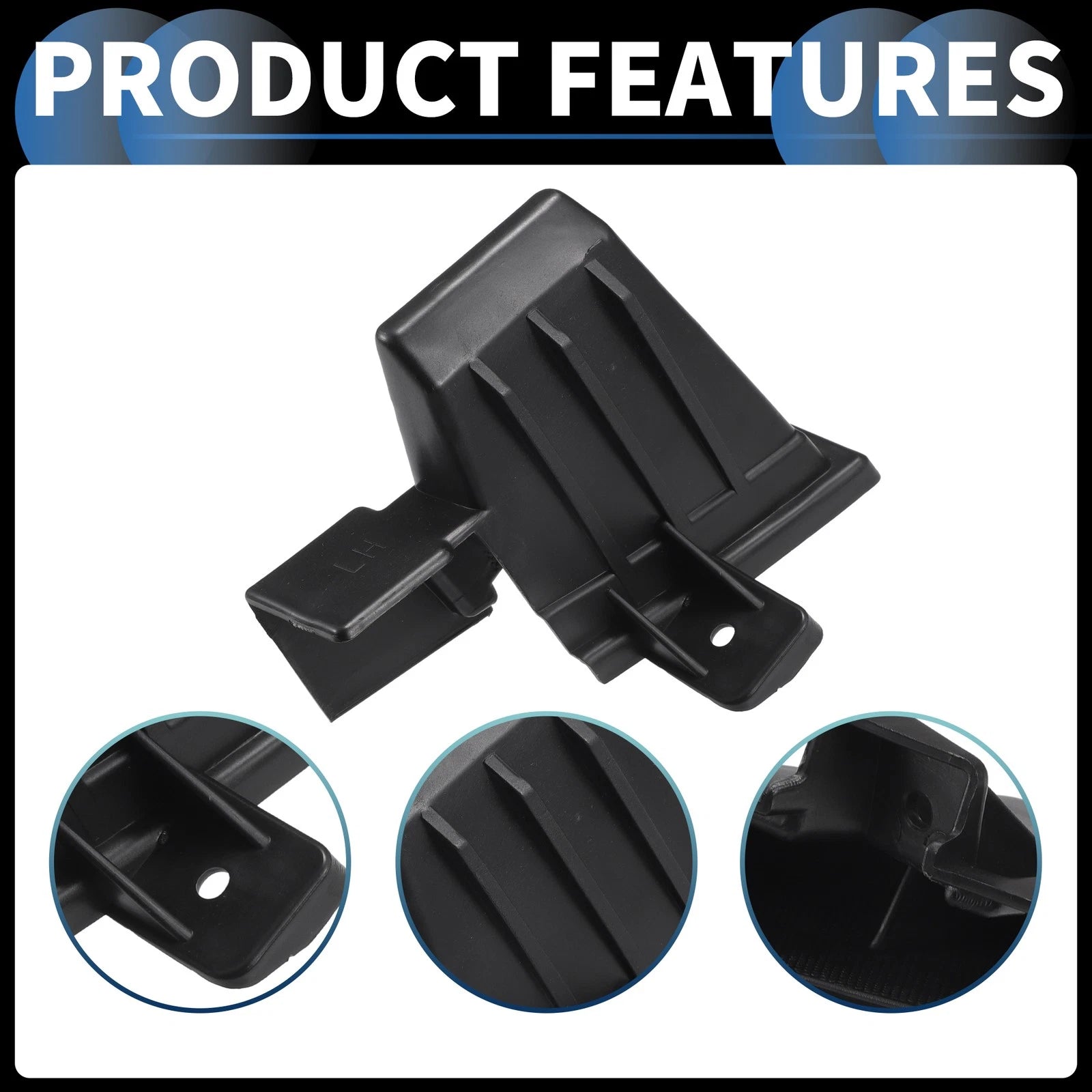 1 Pair Front Bumper Retainer Bracket No. 86556F2AA0 for Hyundai Elantra (2019–2020)