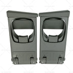 Pair Dash Cup Holders for Toyota Hilux Vigo MK6 MK7 (2005–2015) Grey