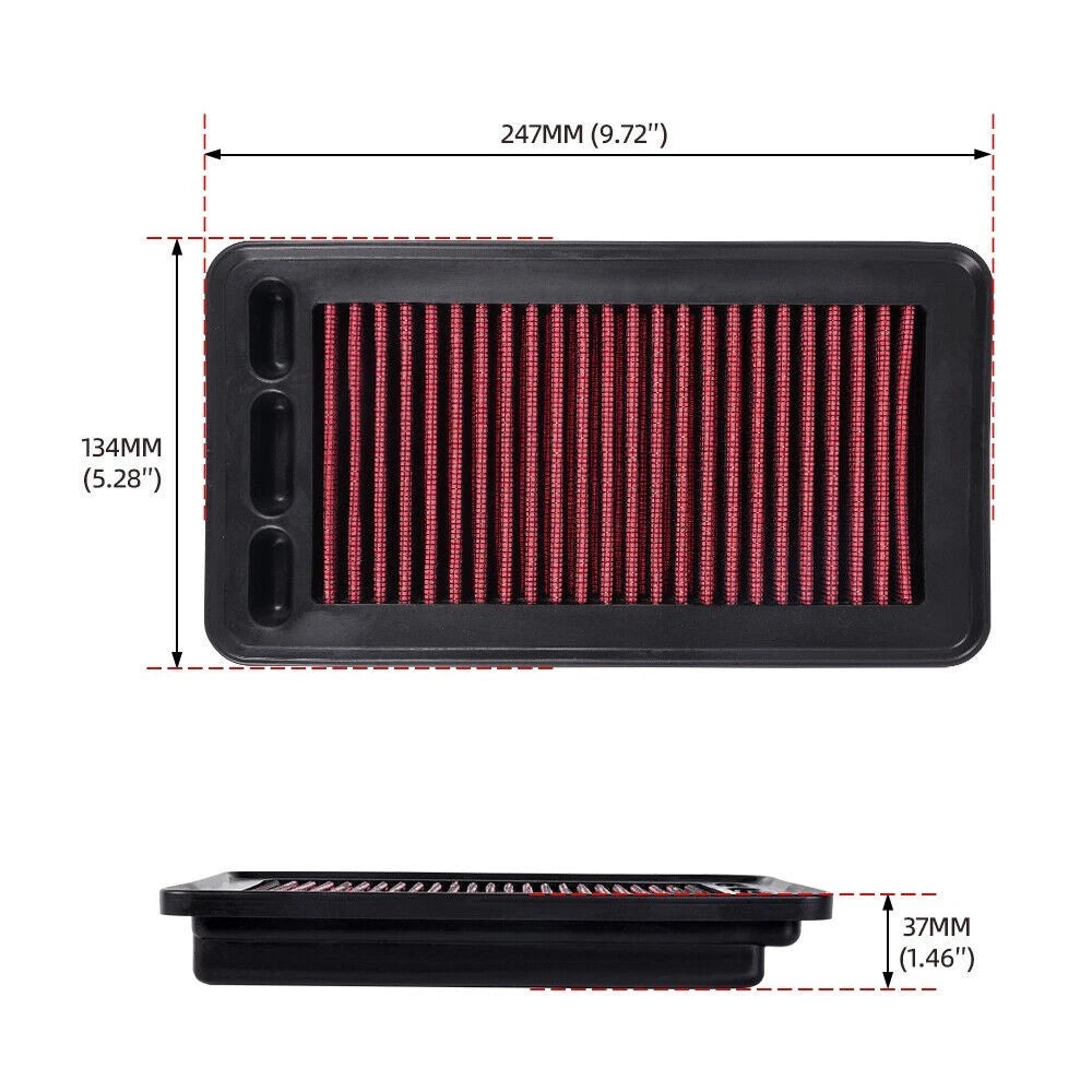 Washable Replacement Panel Air Filter for Honda Civic CR-V (2017–2022)