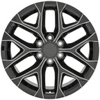 Black Milled Edge Wheel 20 Inch Replacement for Chevy Express 1500 (2003–2014)