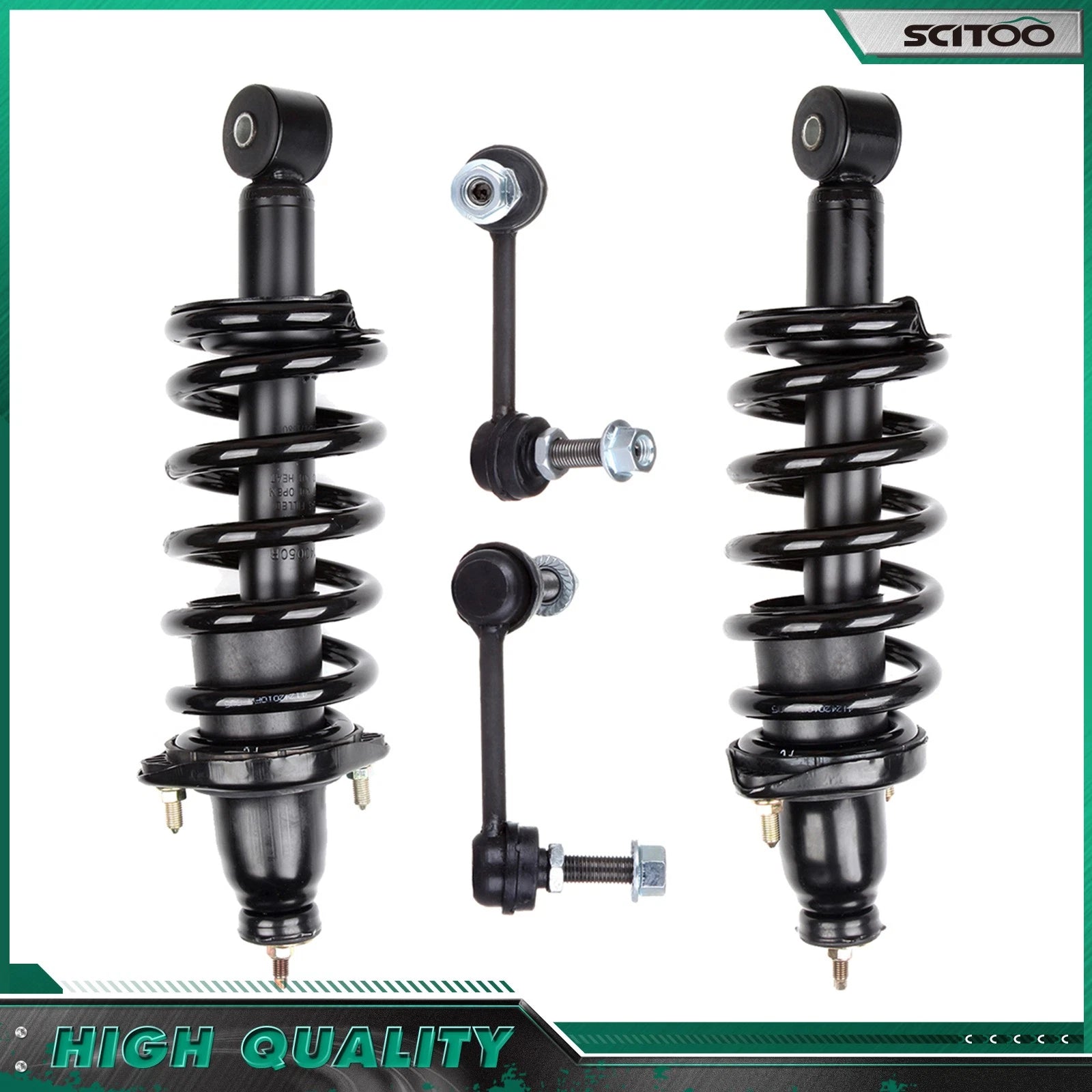 Rear Strut w/Coil Spring & Sway Bar Link for Honda CR-V (2002–2006)