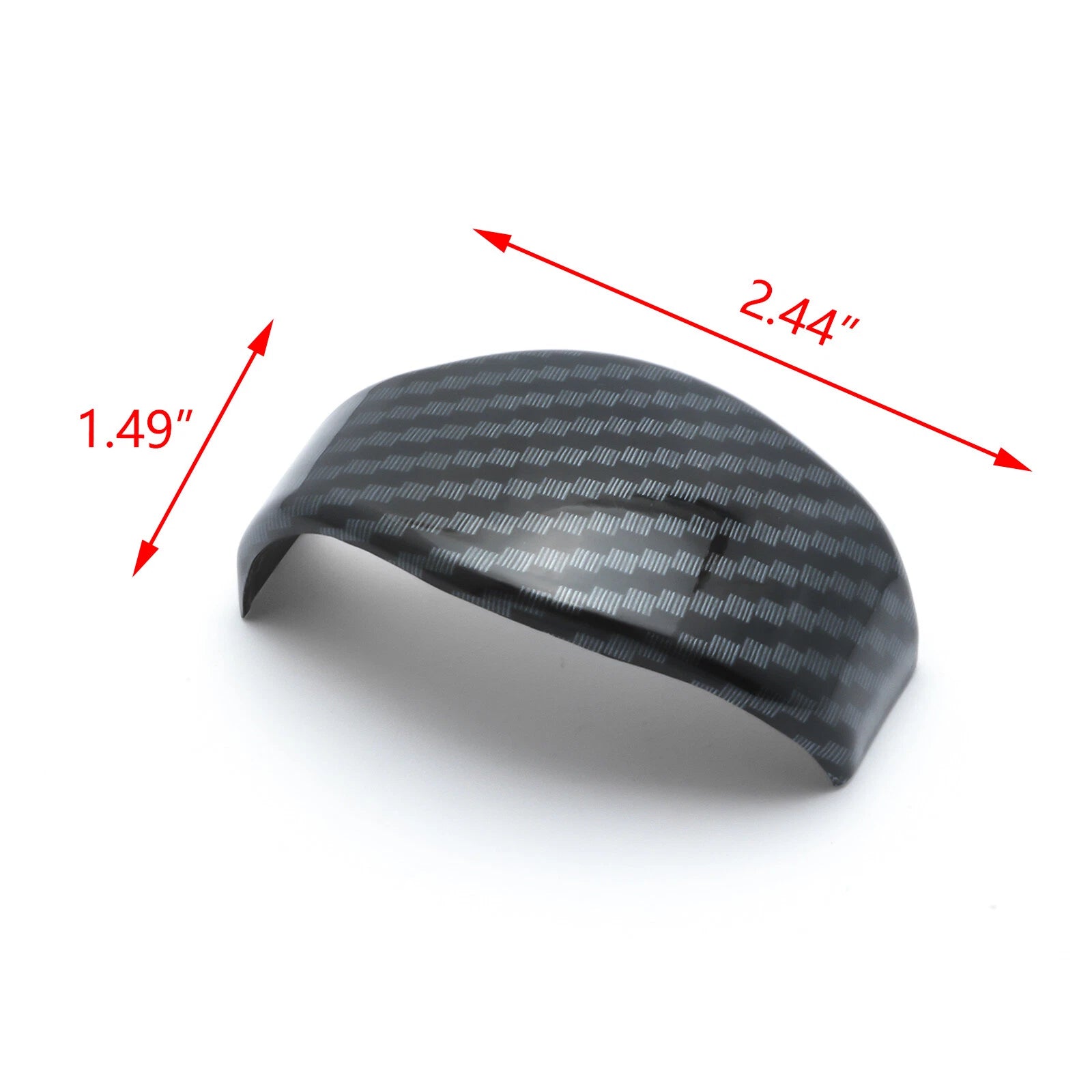 Carbon Fiber Texture Inner Gear Shift Knob Cap for Honda Civic (2016-2021)