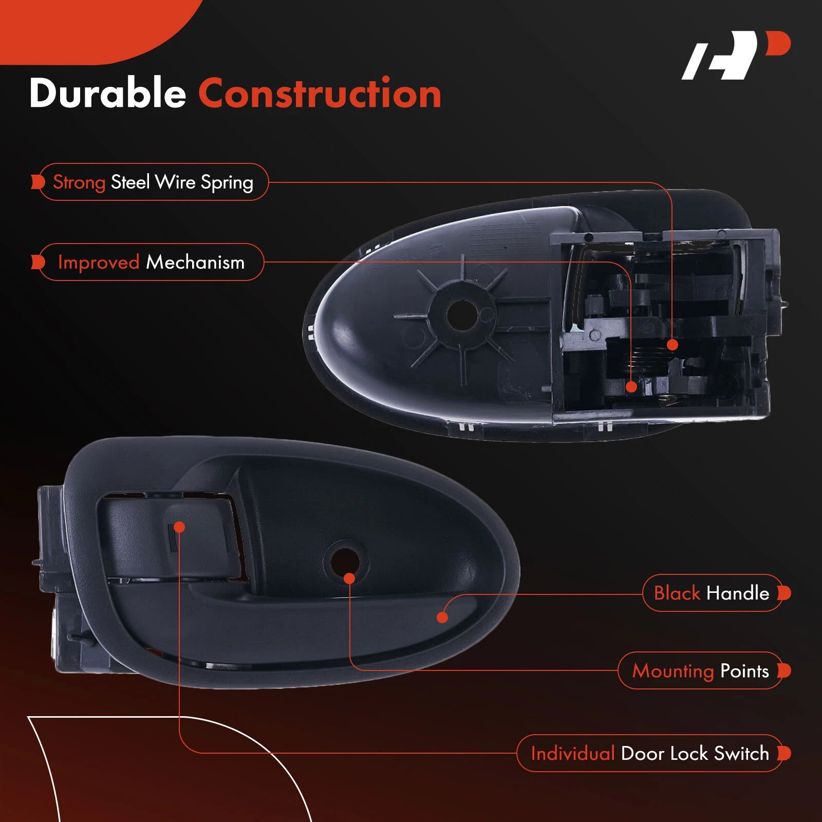 Left Interior Door Handle for Toyota Yaris (2007-2011)