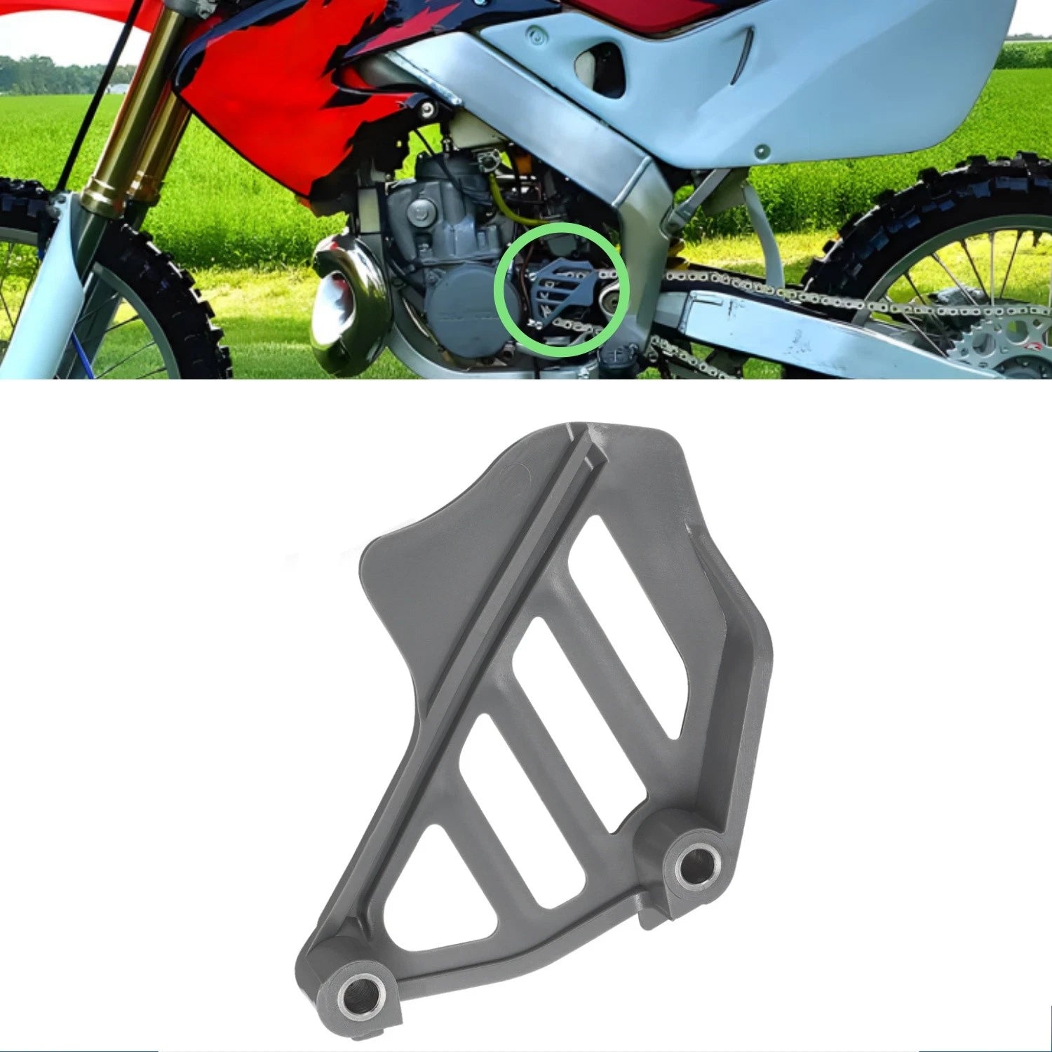 Front Sprocket Cover for Honda CR125R (1998–2007) #23810-KZ4-620