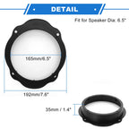 Set of 2 Speaker Spacer Rings for Ford Explorer (6.5")