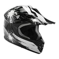 Youth ATV Helmet Goggles Gloves Set for Motocross Dirt Bike (S-XL)