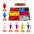 60-Piece Silicone Masking Cone Assortment Kit for Powder Coating
