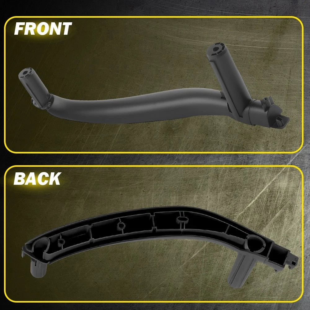 3X Black Interior Door Handle Pull Trim Cover for BMW X5 F15 (2014–2018)