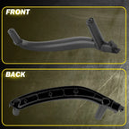 3X Black Interior Door Handle Pull Trim Cover for BMW X5 F15 (2014–2018)