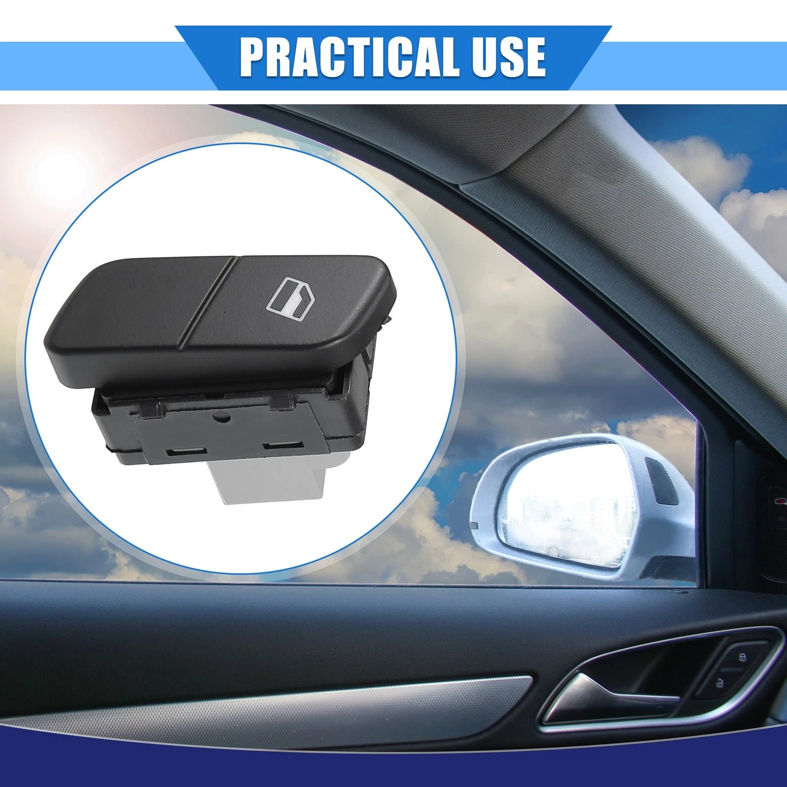 Window Control Switch for Volkswagen Polo 9N (2001–2009)